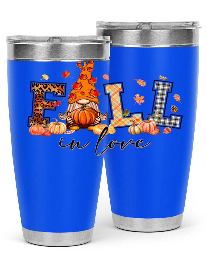 FALLinloveFallGnome 151#- fall- Tumbler