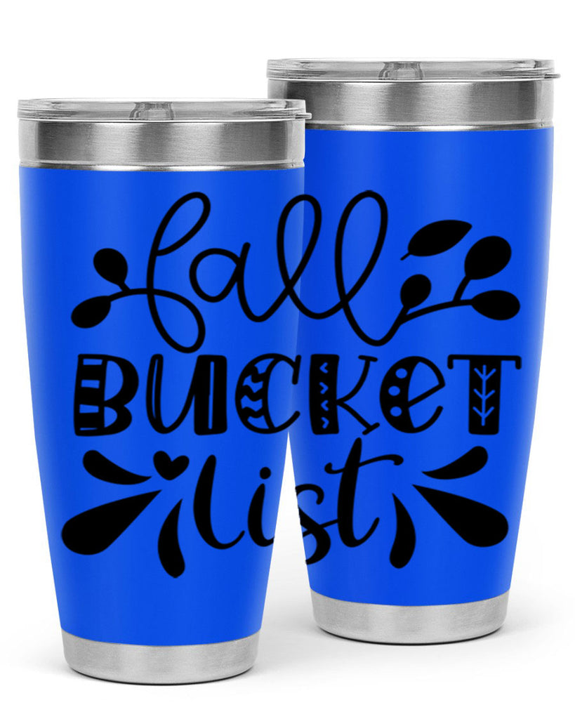 Fall Bucket List 94#- fall- Tumbler