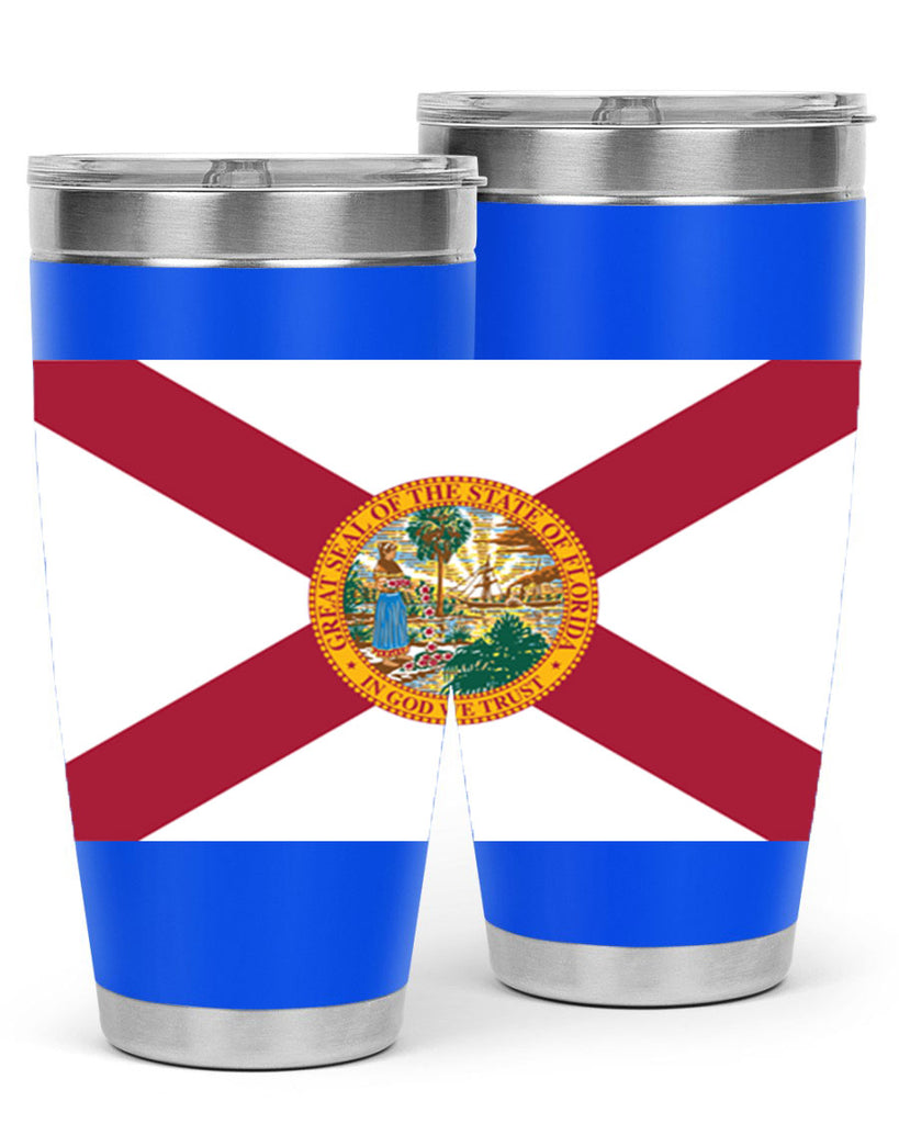 Florida 43#- Us Flags- Tumbler