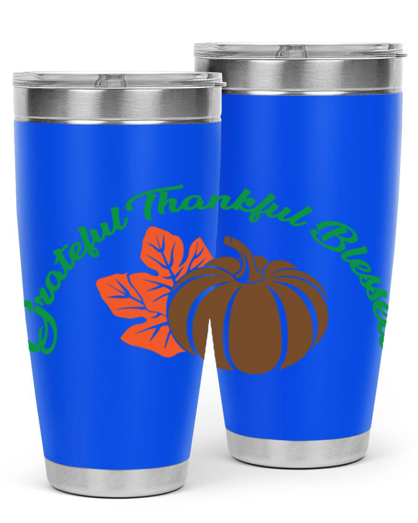 Grateful Thankful Blessed 214#- fall- Tumbler