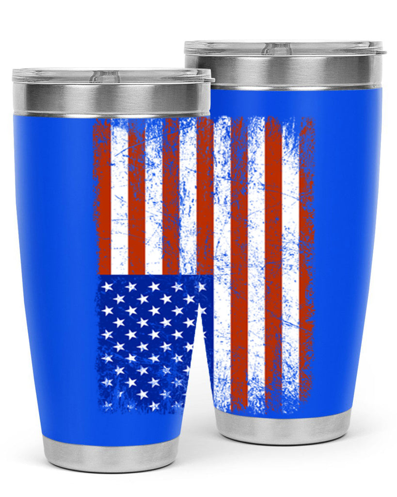 Grunge Flag 52#- Us Flags- Tumbler