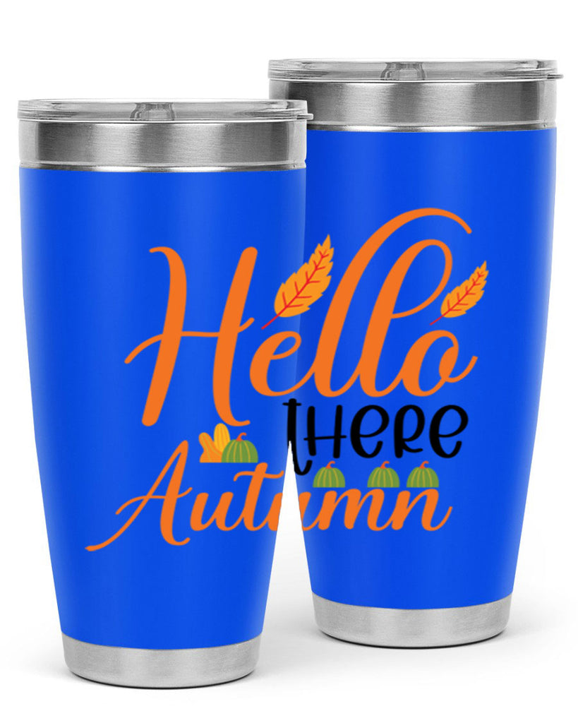 Hello There Autumn 297#- fall- Tumbler