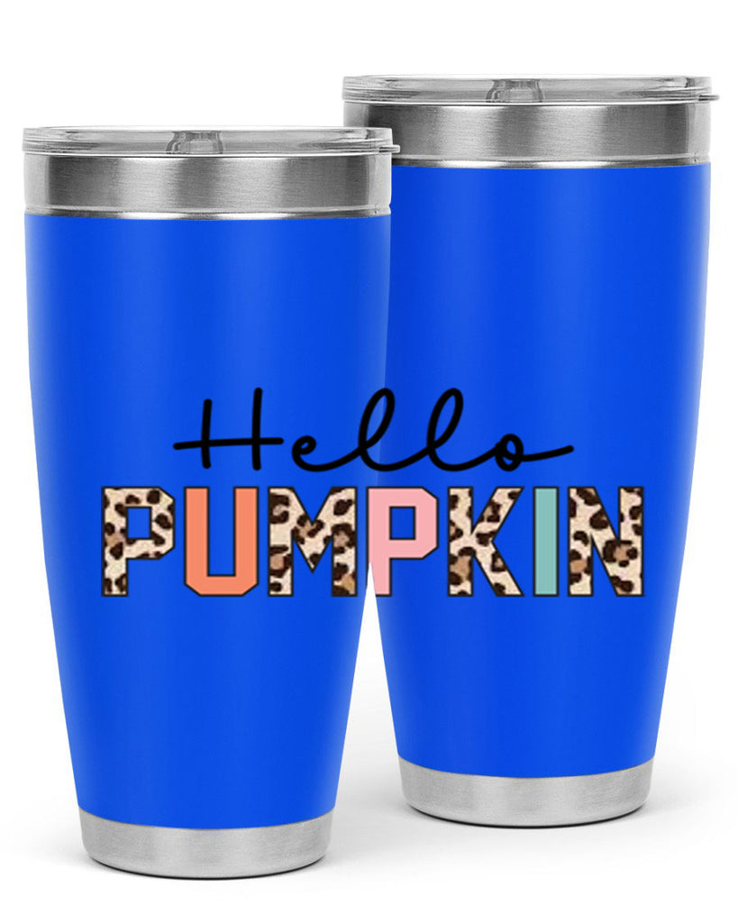 Hello pumpkin 289#- fall- Tumbler