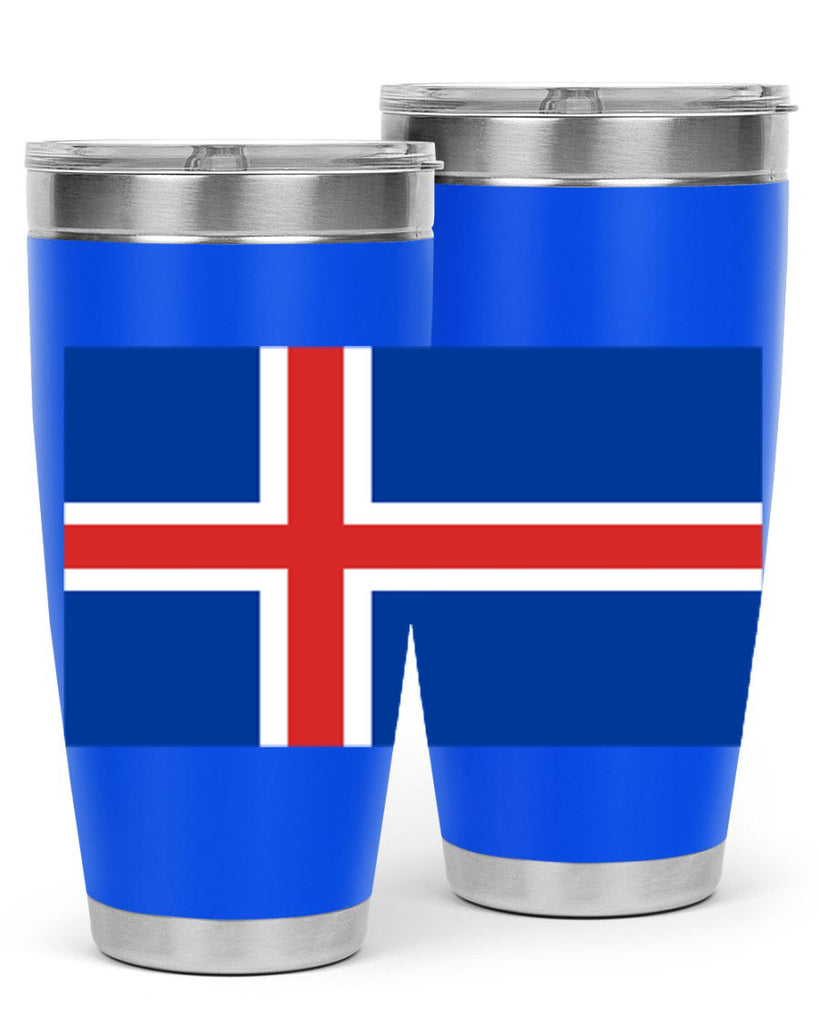 Iceland 122#- world flags- Tumbler