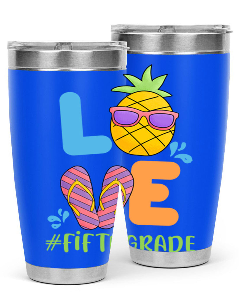 LOVE 5th Grade Summer Pineapple 19#- 5th grade- Tumbler