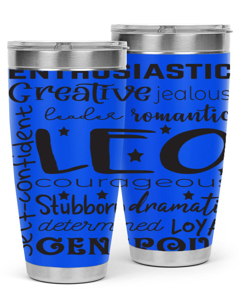 Leo 568#- zodiac- Tumbler