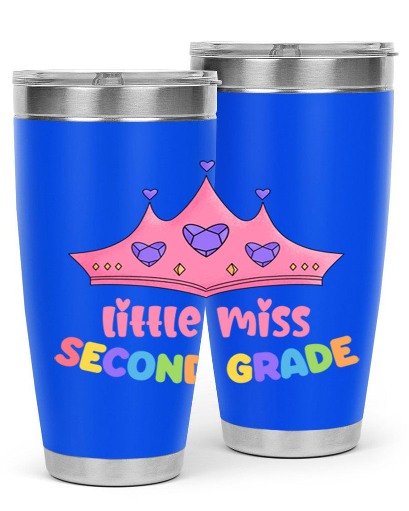 Little Miss 2nd Grade 16#- second grade- Tumbler