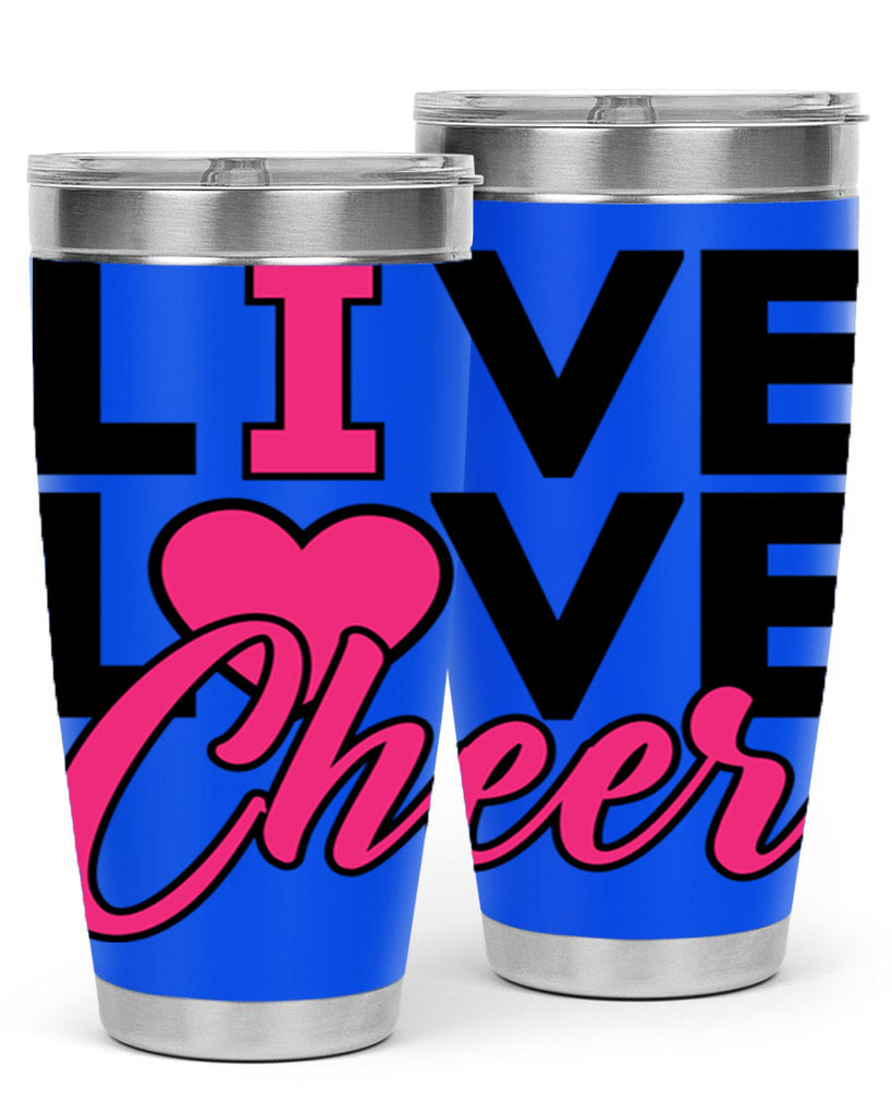 Live Love Cheer 832#- cheer- Tumbler