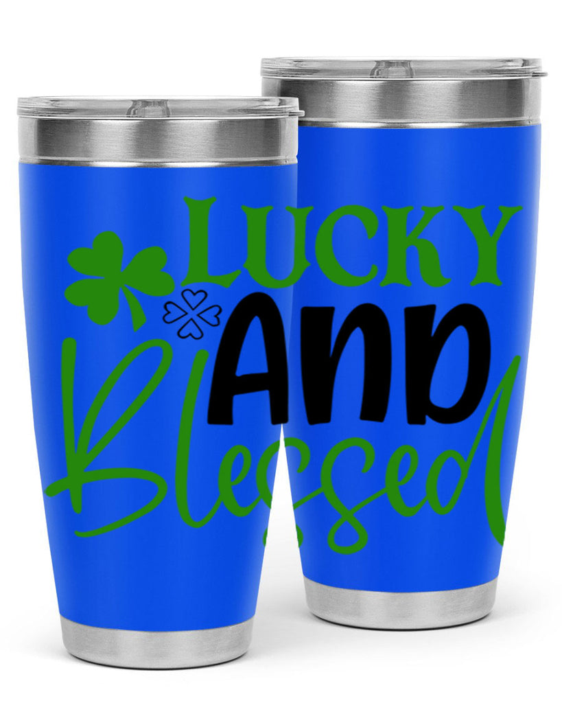 Lucky And Blessed Style 151#- St Patricks Day- Tumbler