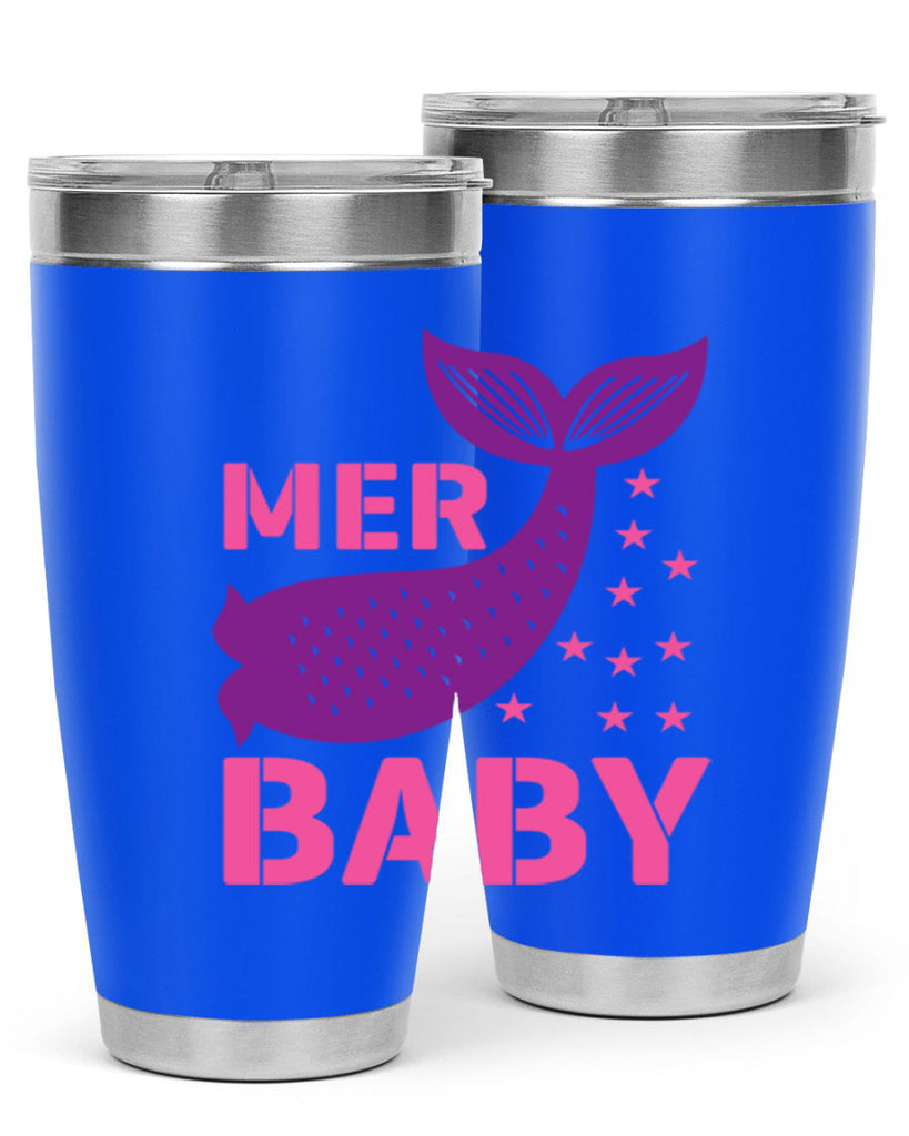 Mer Baby 321#- mermaid- Tumbler