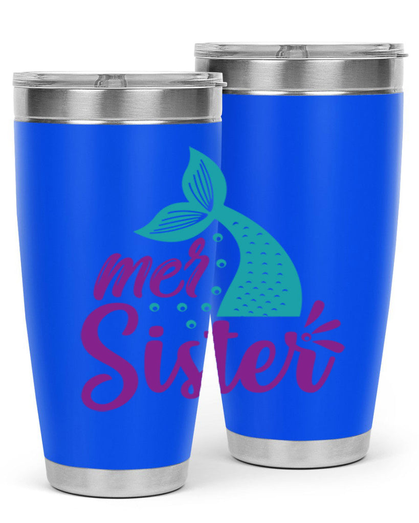 Mer Sister 346#- mermaid- Tumbler