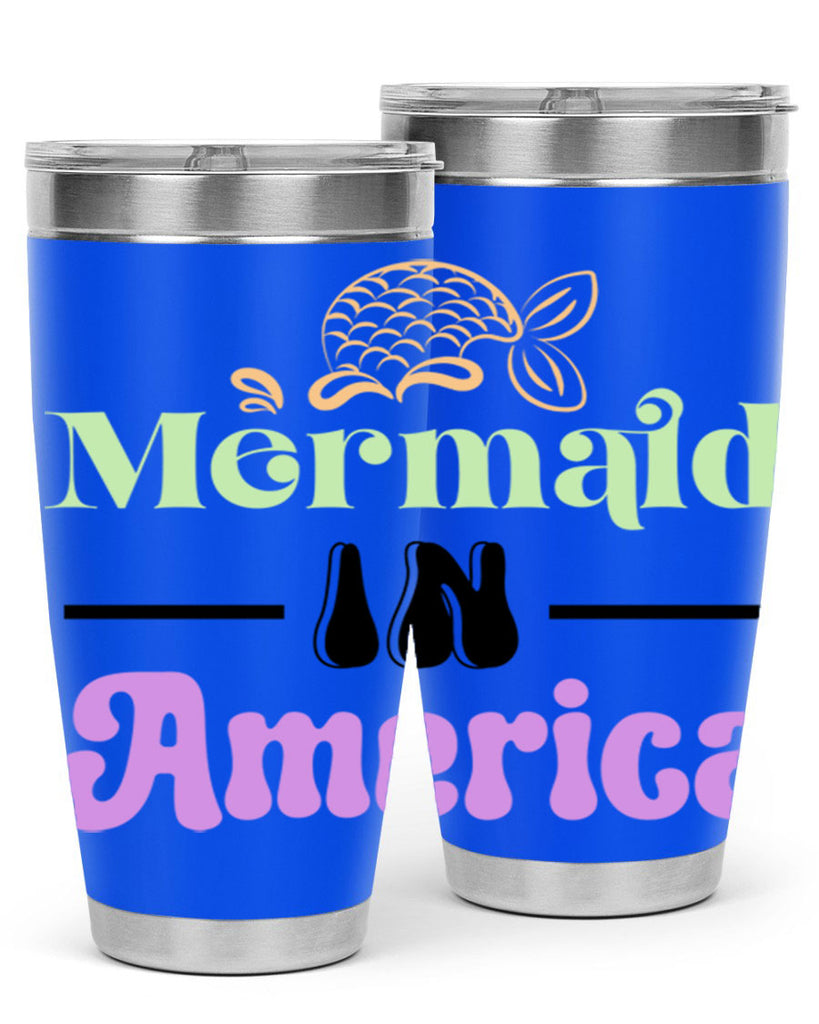 Mermaid In America 420#- mermaid- Tumbler