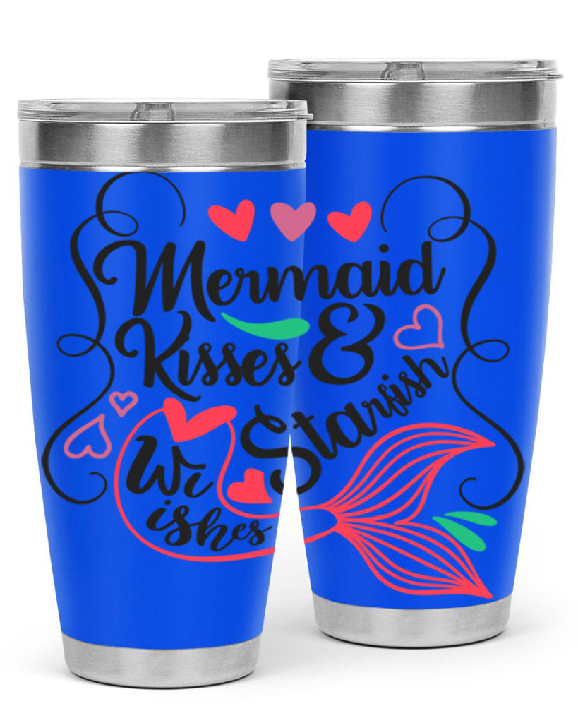 Mermaid Kisses Starfish Wishes 368#- mermaid- Tumbler