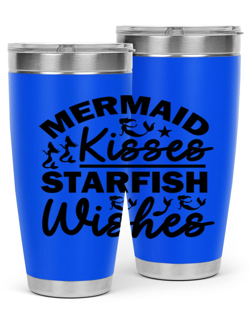 Mermaid Kisses Starfish Wishes 424#- mermaid- Tumbler