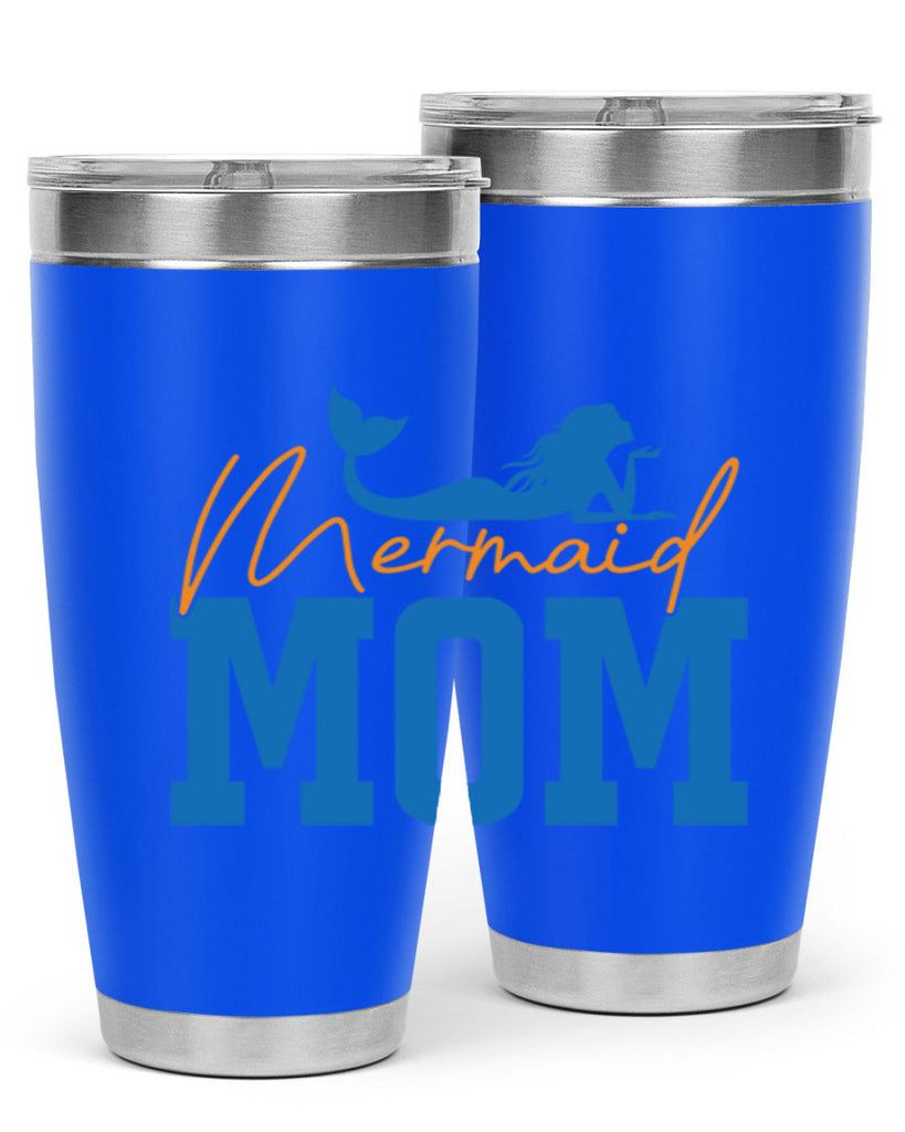 Mermaid Mom 375#- mermaid- Tumbler