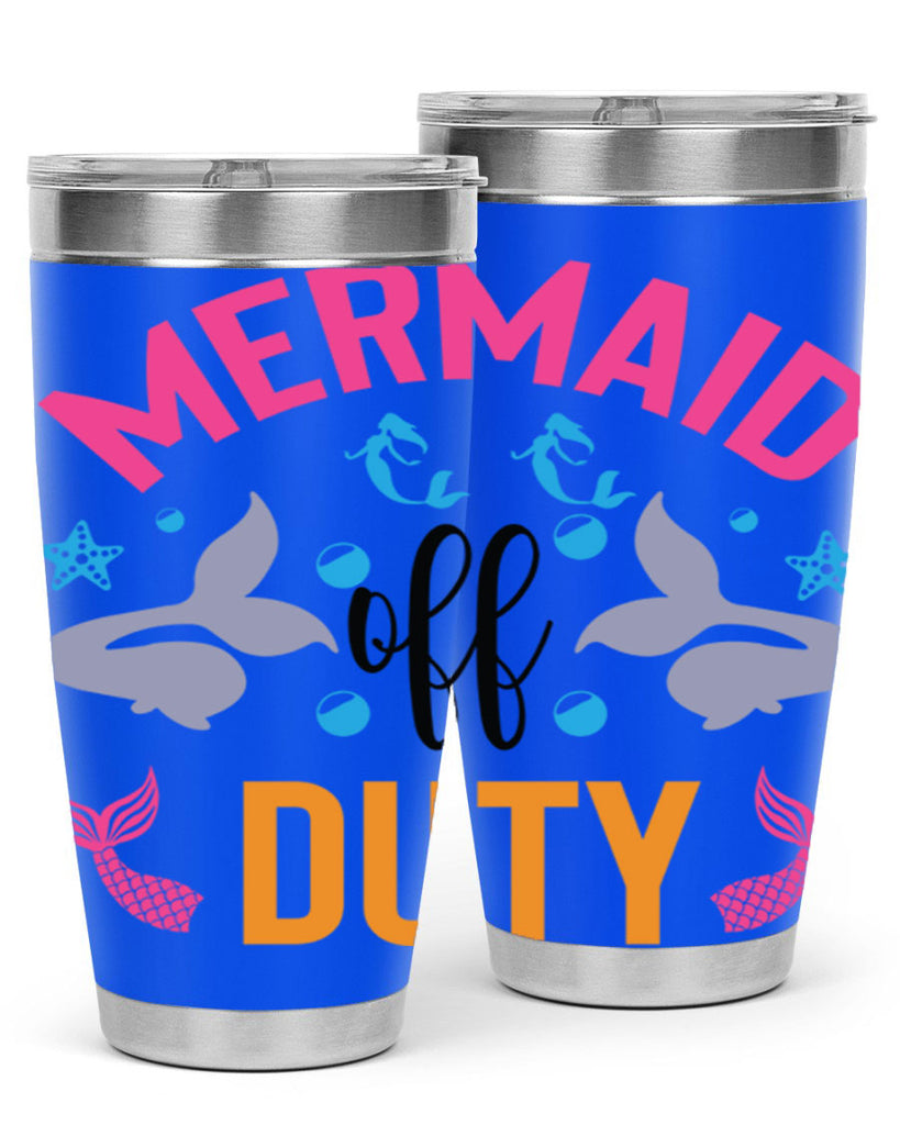 Mermaid Off Duty Design 438#- mermaid- Tumbler