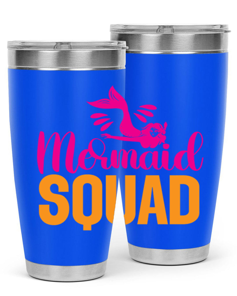 Mermaid Squad 381#- mermaid- Tumbler