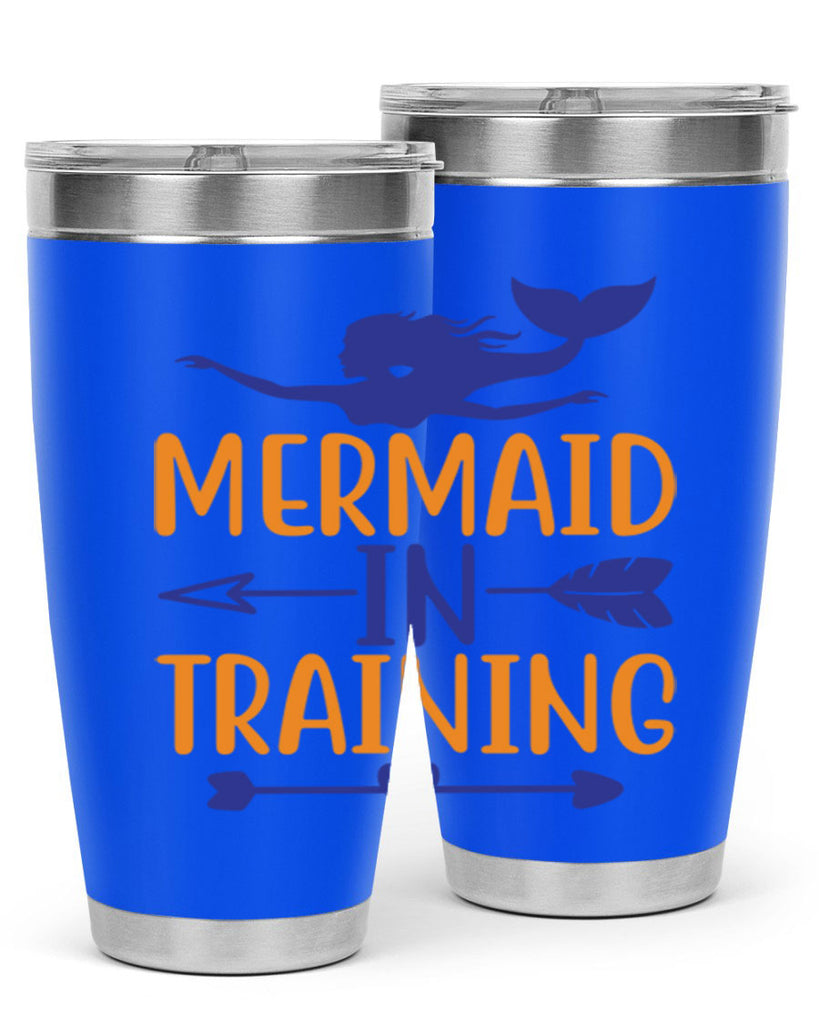 Mermaid in Training 360#- mermaid- Tumbler