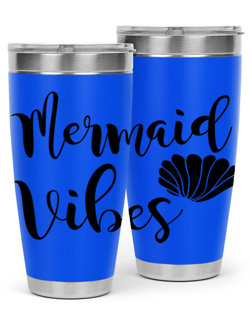 Mermaid vibes 464#- mermaid- Tumbler