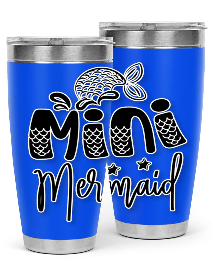 Mini Mermaid 508#- mermaid- Tumbler