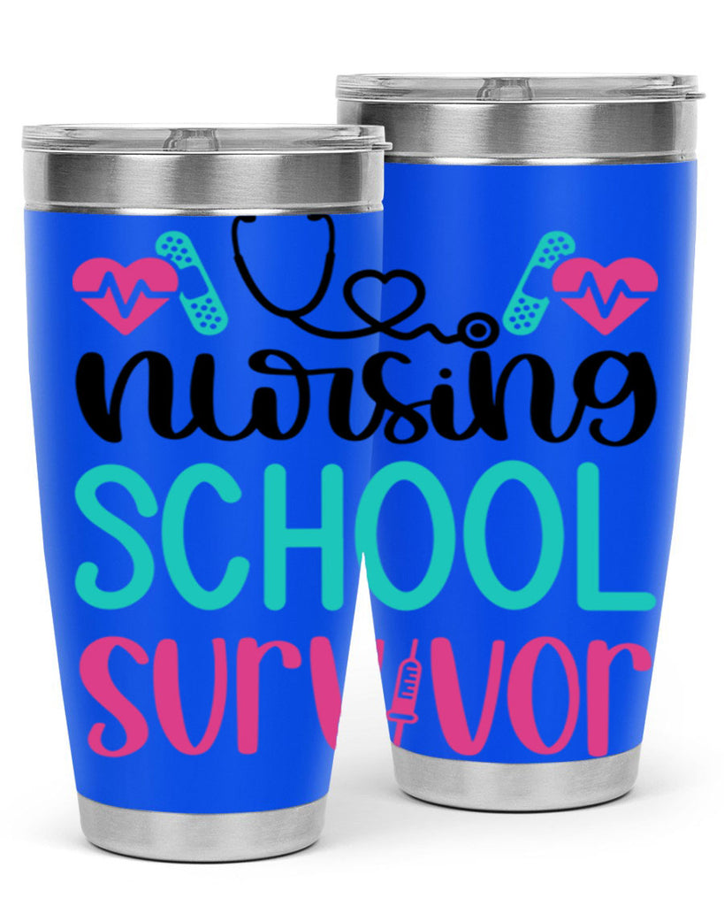 Nursing School Survivor Style Style 63#- nurse- tumbler