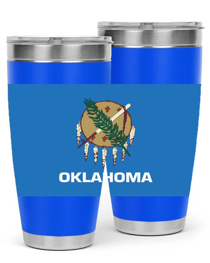 Oklahoma 16#- Us Flags- Tumbler