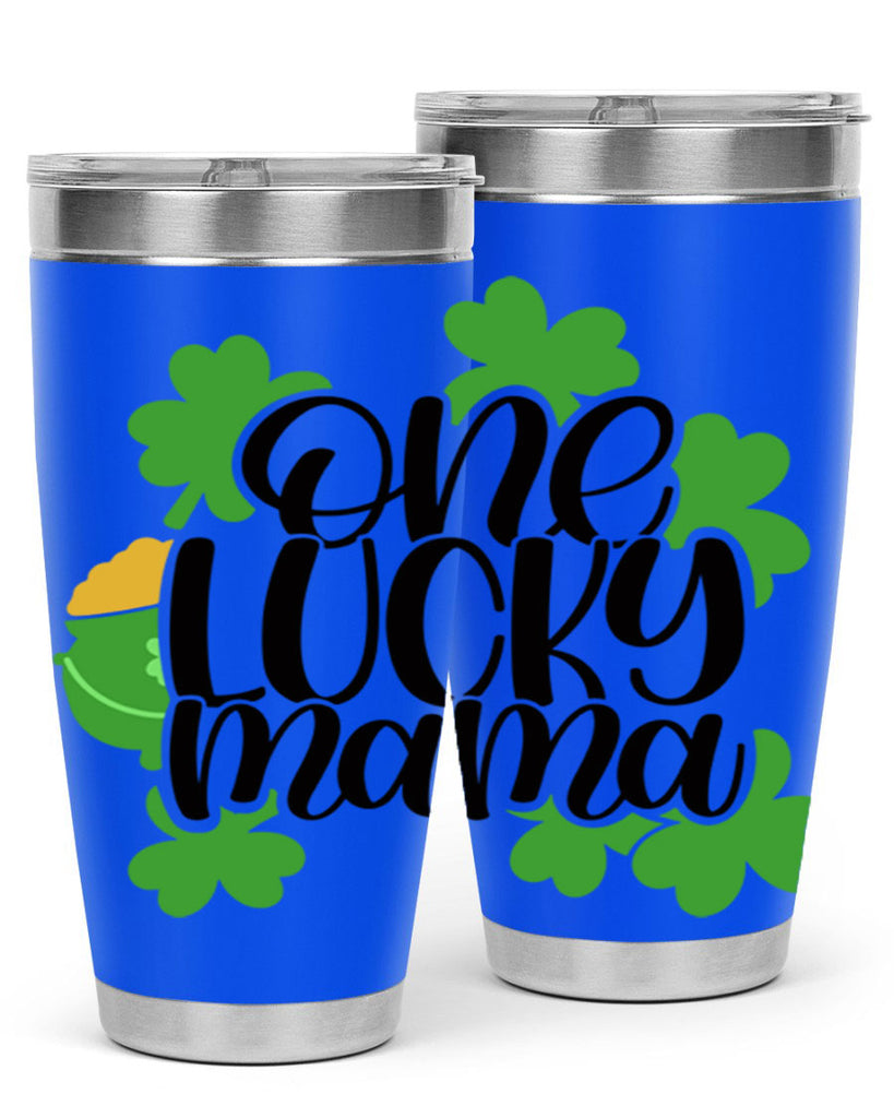 One Lucky Mama Style 42#- St Patricks Day- Tumbler