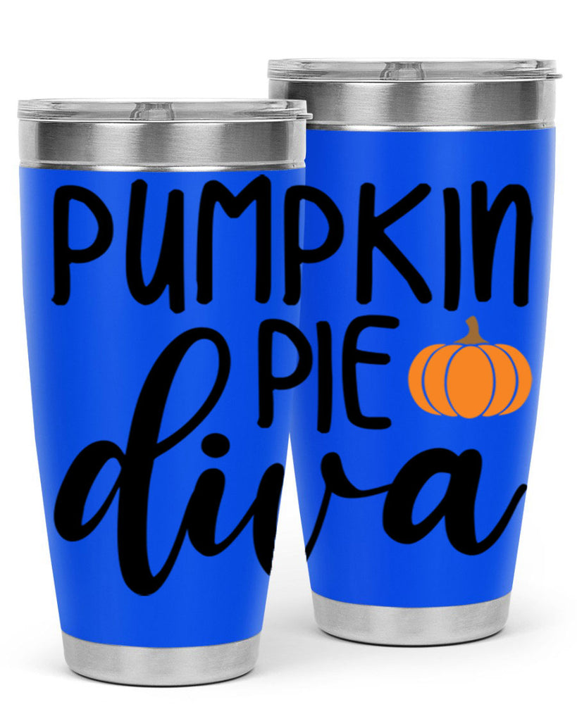 Pumpkin Pie Diva 532#- fall- Tumbler