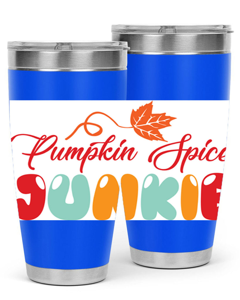 PumpkinSpiceJunkiedesign 569#- fall- Tumbler