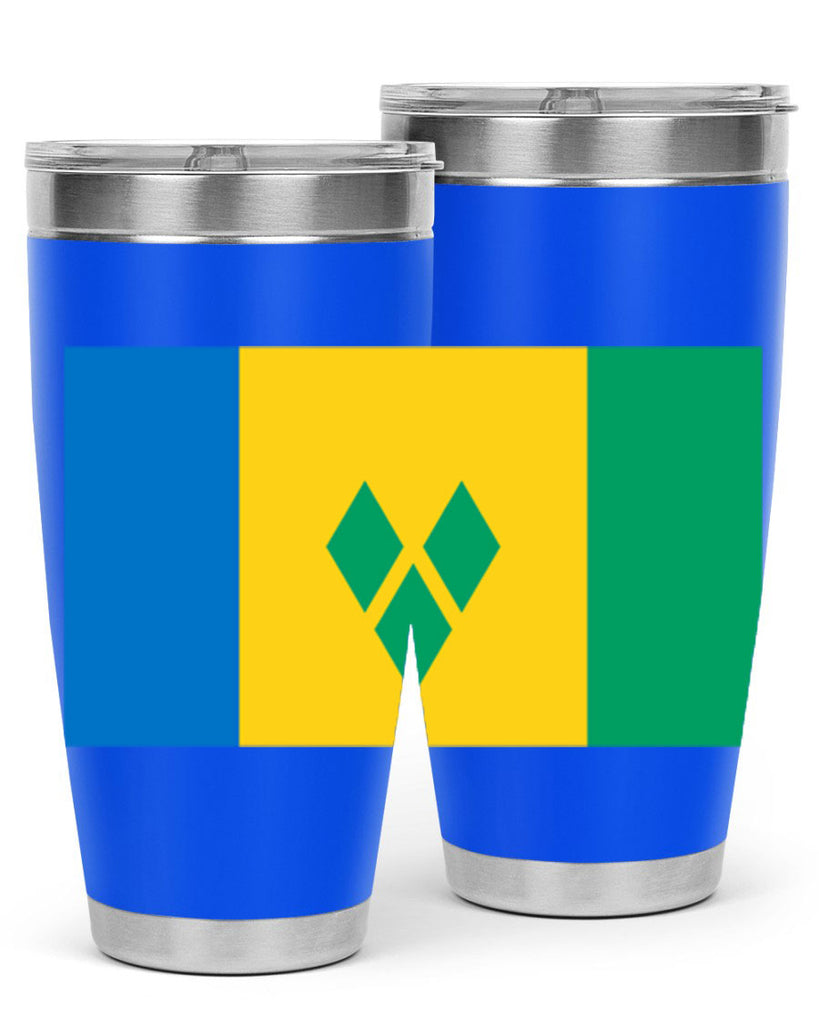 Saint Vincent and the Grenadines 50#- world flags- Tumbler