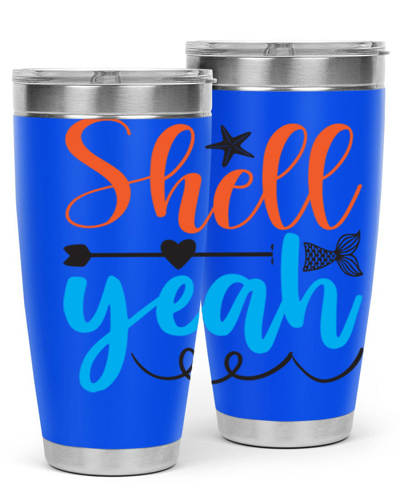 Shell Yeah 594#- mermaid- Tumbler