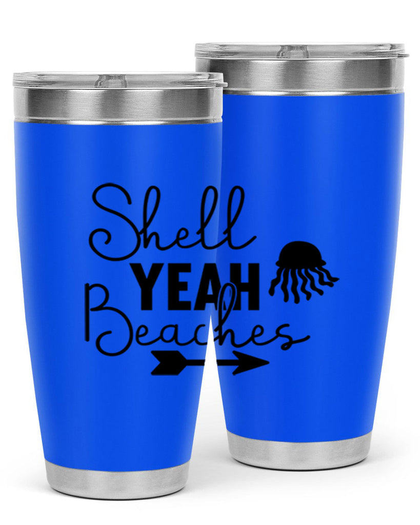 Shell Yeah Beaches 588#- mermaid- Tumbler