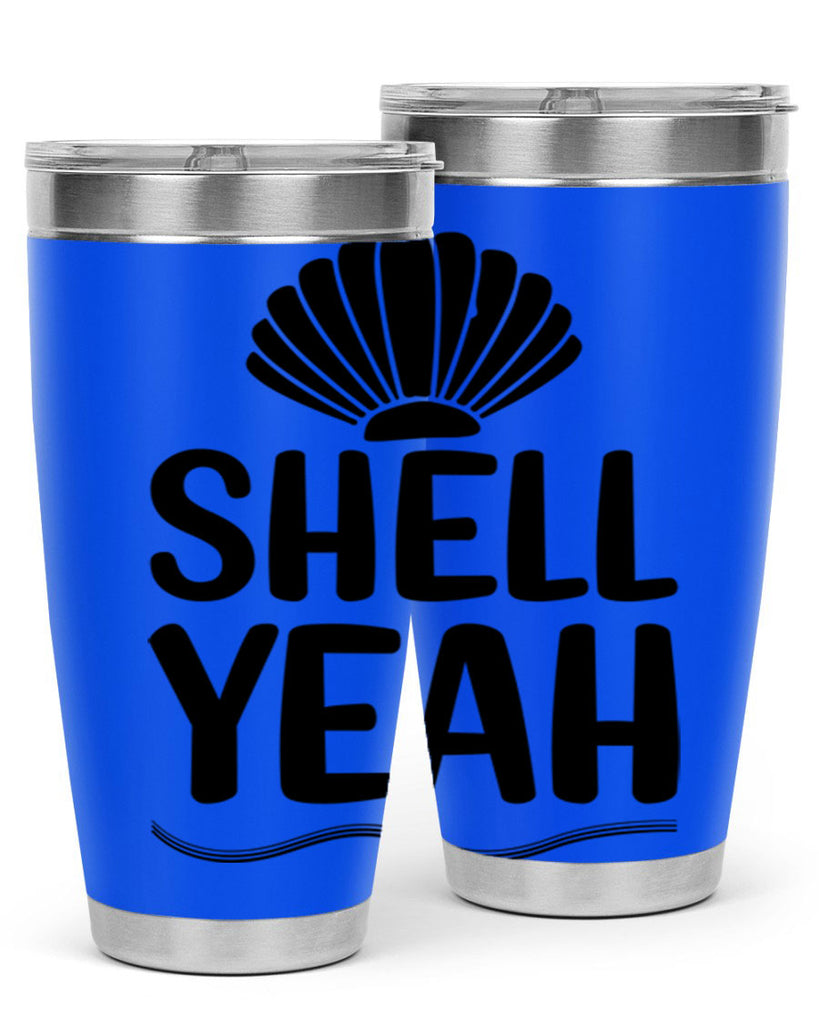 Shell yeah 597#- mermaid- Tumbler