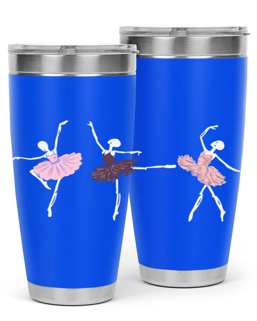 Skeleton Ballerinas Ballet Halloween Ballet 79#- ballet- Tumbler