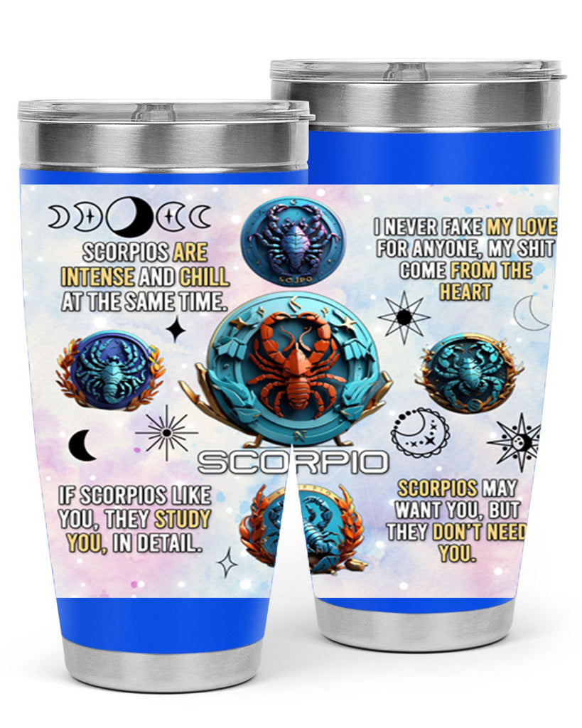 Straightscorpio 477#- zodiac- Tumbler