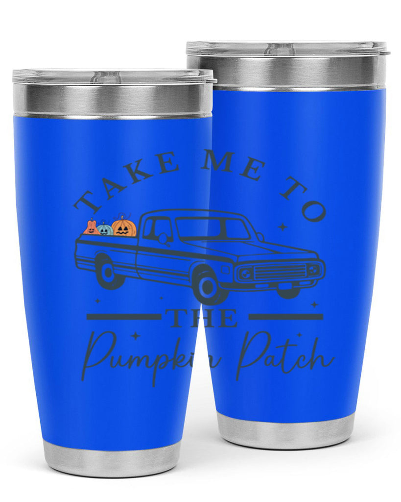 Take Me To The Pumpkin Patch 593#- fall- Tumbler