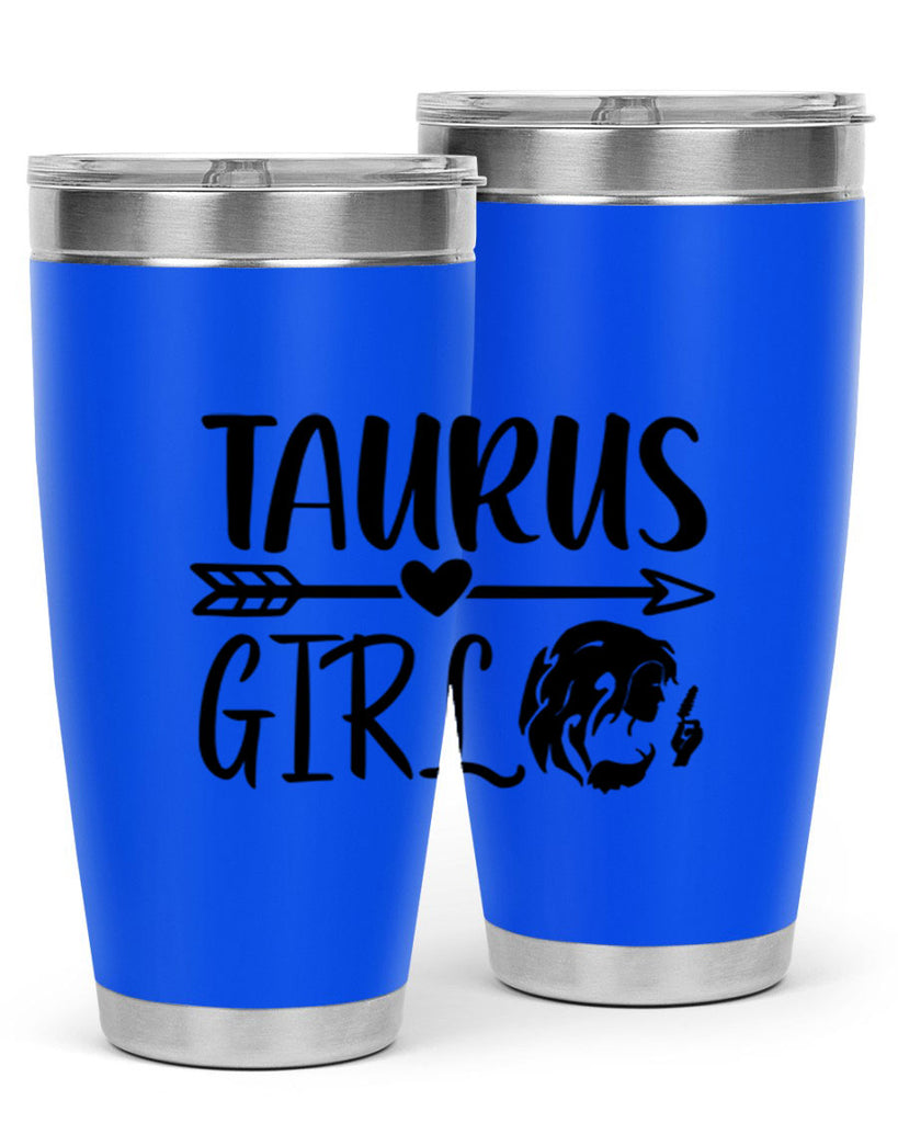 Taurus girl 498#- zodiac- Tumbler