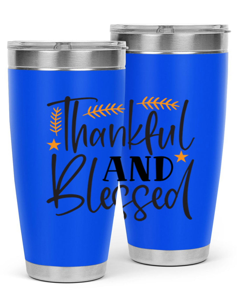Thankfulandblessed 608#- fall- Tumbler