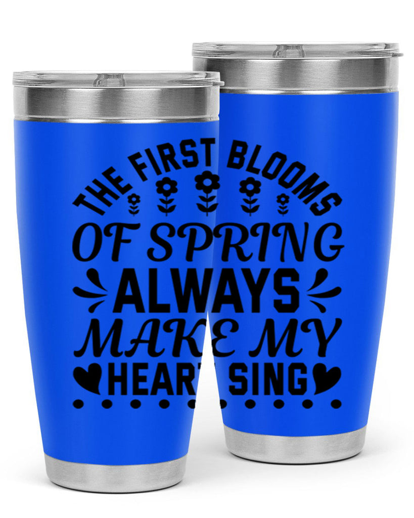 The first blooms of spring 549#- spring- Tumbler