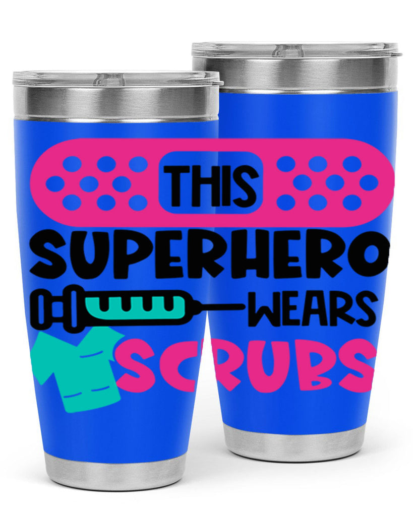 This Superhero Wears Scrubs Style Style 20#- nurse- tumbler