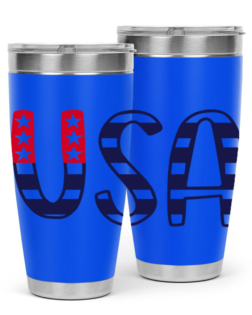 USA Style 184#- Fourt Of July- Tumbler