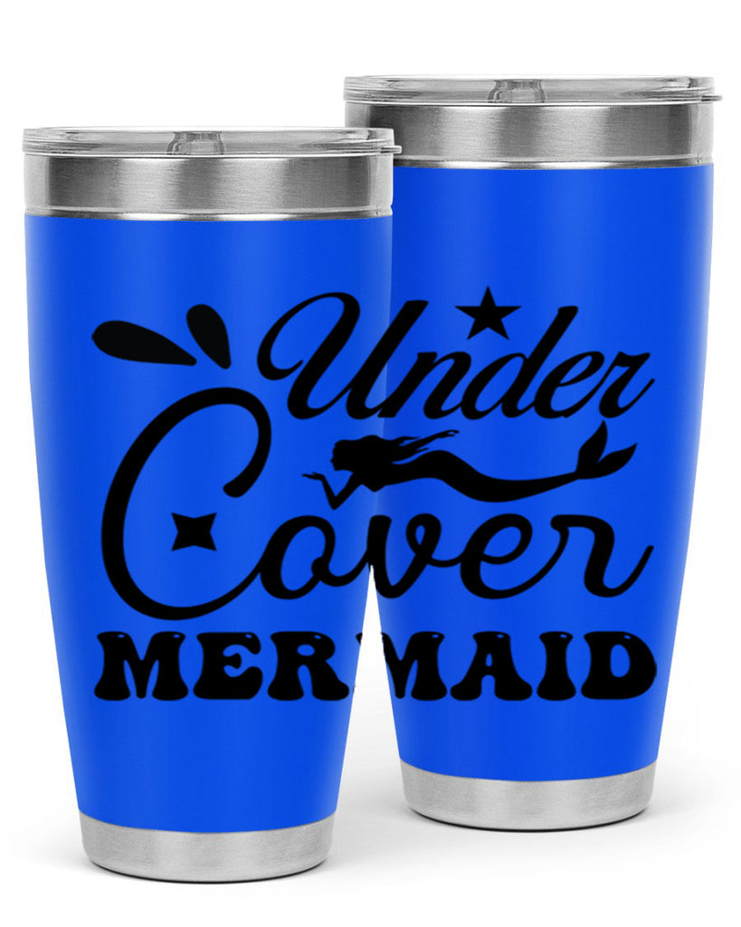 Under cover mermaid 646#- mermaid- Tumbler