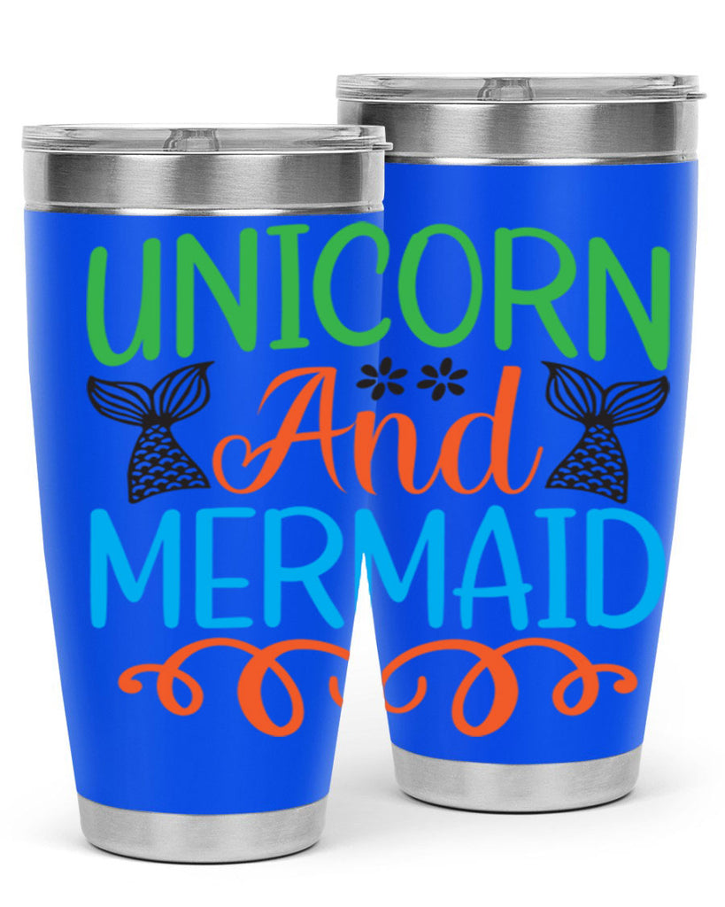 Unicorn And Mermaid 659#- mermaid- Tumbler