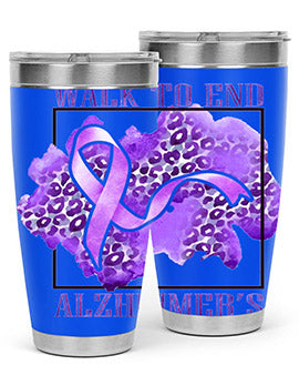 Walk o End AlzheimerS Purple Ribbon 220#- alzheimers- Cotton Tank