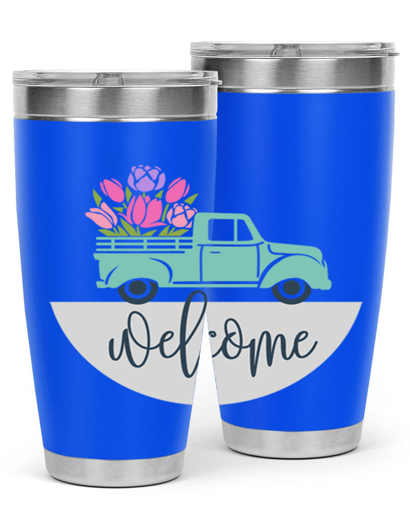 Welcome spring truck579#- spring- Tumbler