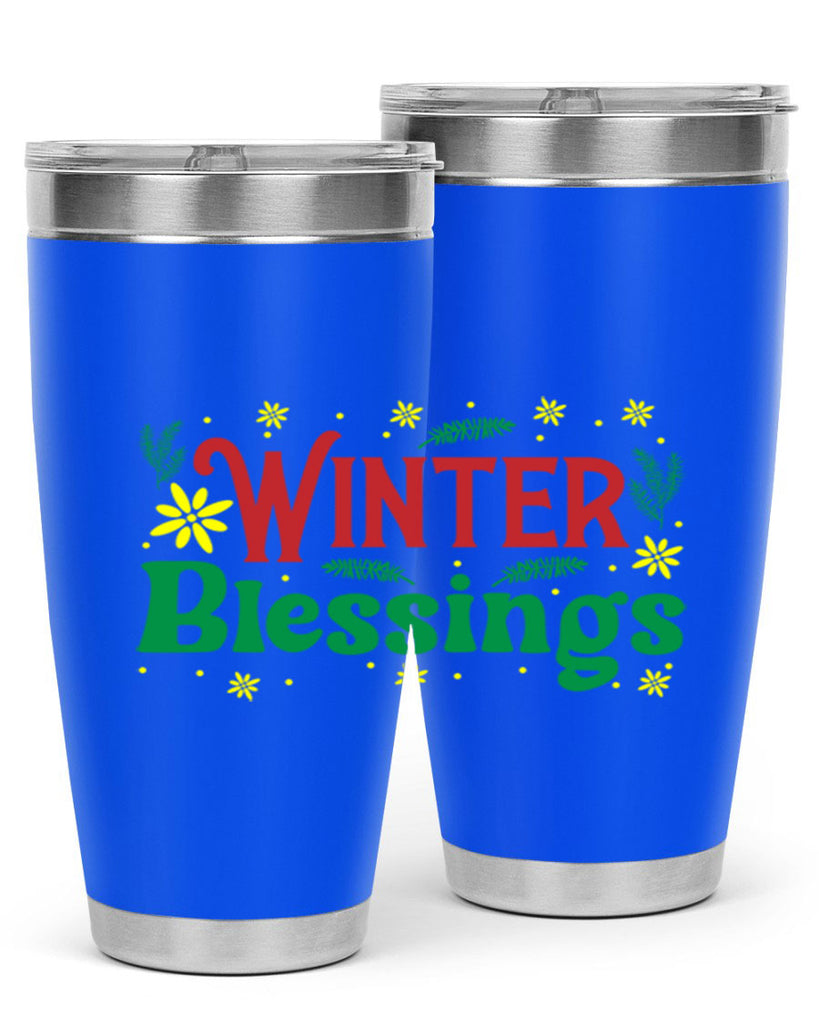 Winter Blessings 548#- winter- Tumbler