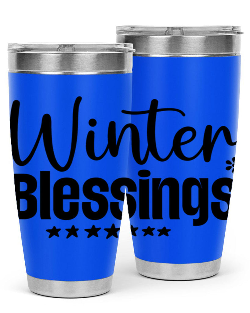 Winter Blessings497#- winter- Tumbler