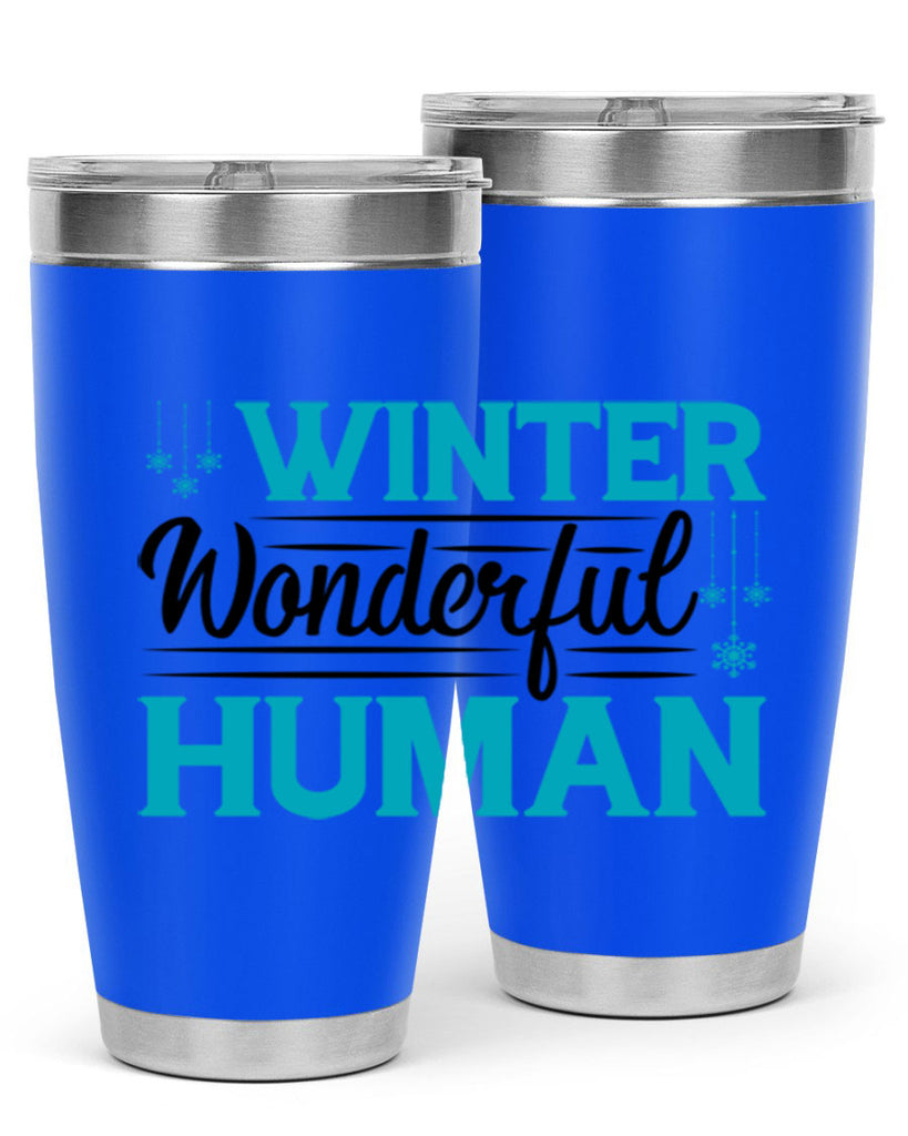 Winter Wonderful Time 569#- winter- Tumbler