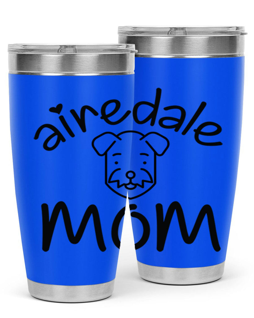 airedale mom 224#- mom- Tumbler