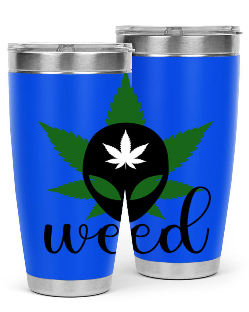 alien weed 12#- marijuana- Tumbler